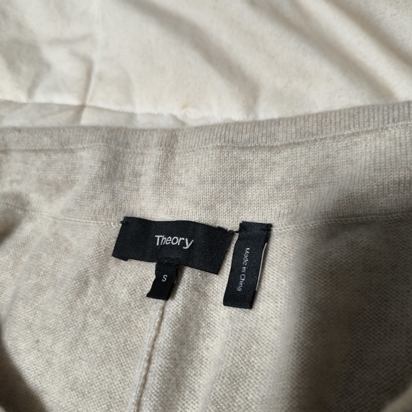 EUC Theory women's 100% cashmere Cream Arleena jogger pants Sz S - Picture 5 of 14